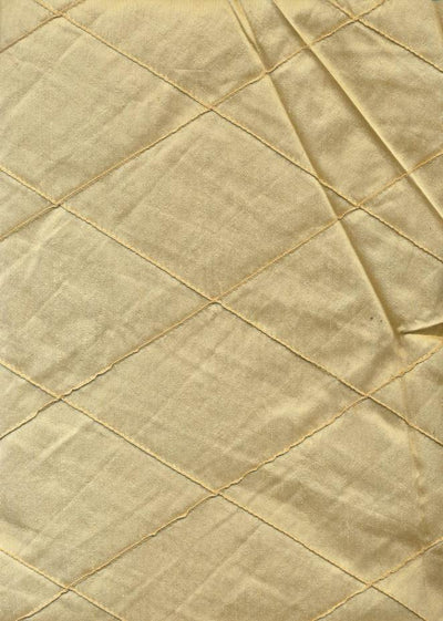 100% silk caramel gold large dupioni pintucks single length PKT#P29[1]