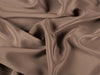 Walnut Brown viscose modal satin weave fabric ~ 44&quot; wide.(23)