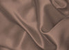 Walnut Brown viscose modal satin weave fabric ~ 44&quot; wide.(23)