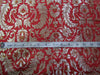Heavy Silk Brocade Fabric Red,Brown & Metallic Gold 0.65 YARDS ONLY BRO245[5]