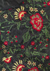 Rich black colour silk dupioni 44 - The Fabric Factory