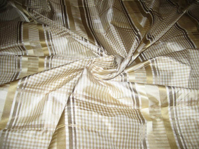 silk taffeta beige plaids/ satin stripes 54 inches wide TAFCS2[1]