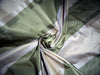 Silk taffeta olive green-ribbed jacquard 54&quot; wide