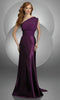 100% SILK DUTCHESS SATIN FABRIC EGGPLANT COLOR 43 MOMME 54" WIDE[8009]