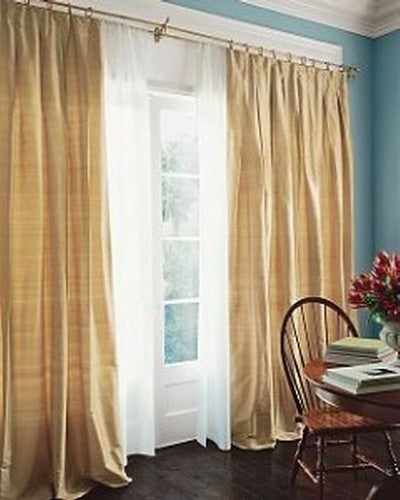 Golden Glow~silk dupioni fabric 54&quot;