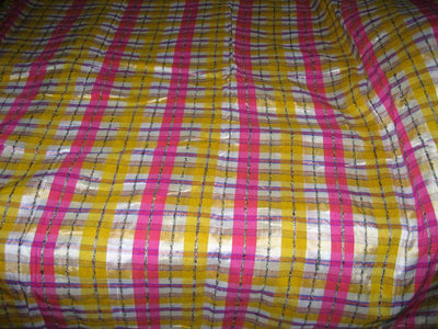 Gorgeous Silk Dupioni Multi Colour Plaids ~ 44&quot; Wide