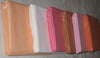 Peach,Pure White,Candy Pink,Chocolate Brown,Baby Pink &amp; mandrin Orange colours 100%cotton Organdy Fabric~44