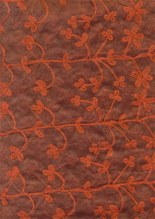 silk organza 54~embroidered