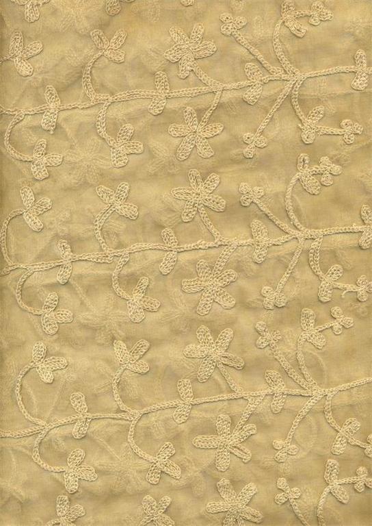 silk organza 54~embroidered