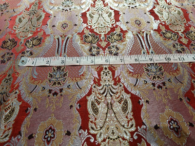 Brocade jacquard fabric 44" wide BRO838 available in EIGHT colors
