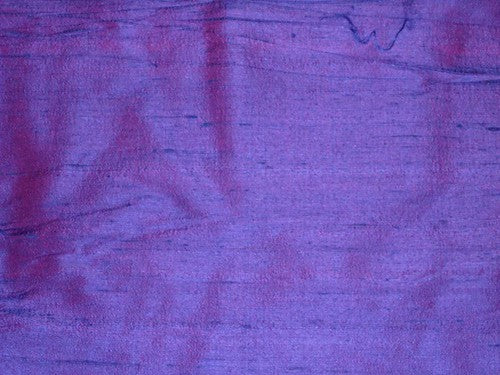 Purple with Fushia Pink Shot~Silk Dupioni~44 WITH SLUB