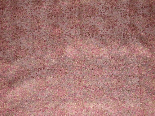 Silk Brocade~Rose Pink floral design BRO8[1]