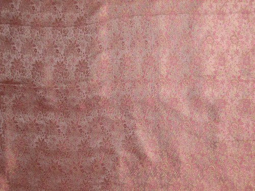 Silk Brocade~Rose Pink floral design BRO8[1]