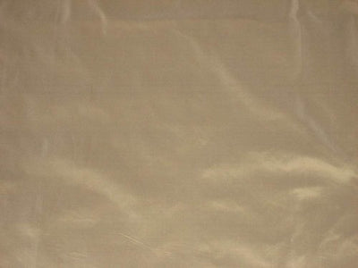 SILK TAFFETA FABRIC Light Beige colour 54&quot; wide