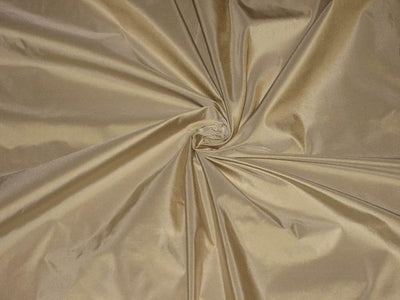 SILK TAFFETA FABRIC Light Beige colour 54&quot; wide
