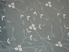 100 % Cotton organdy fabric embroidered Sky Blue colour w/white machine embroidered 44" wide[970]