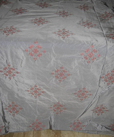 Extremely high quality silk taffeta silk 54&quot; embroidered