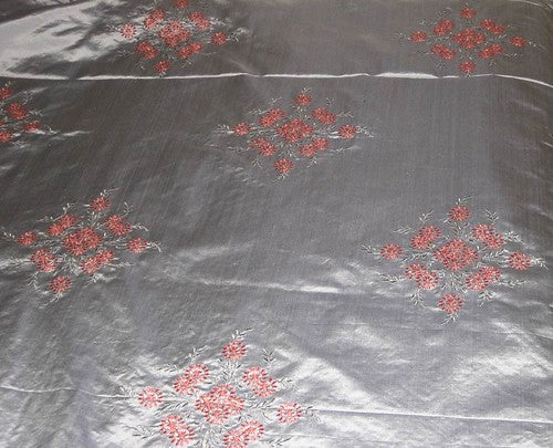 Extremely high quality silk taffeta silk 54&quot; embroidered
