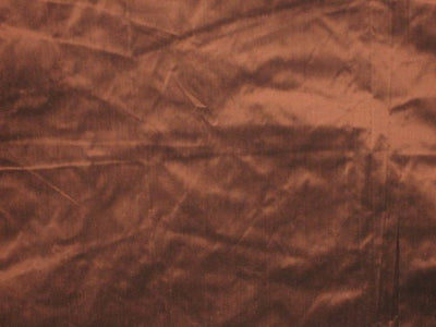 Bark Brown colour silk dupioni silk 54 DUP36