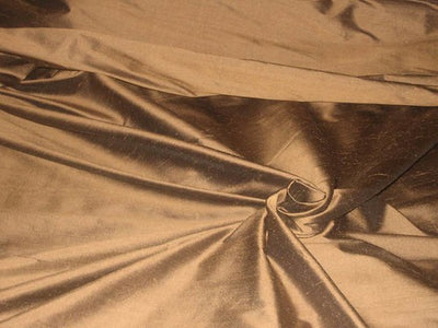Silk dupioni silk 54" wide Dark Chocolate colour  DUP39[1]