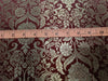 Brocade jacquard fabric 44" wide BRO839 available in three colors dusty green, brick brown, and green x black