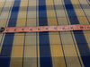100% silk dupion fabric PLAIDS 54&quot; wide available in NINE  colors