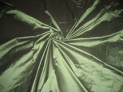 silk dupioni silk 54&quot; width -Bottle Green colour