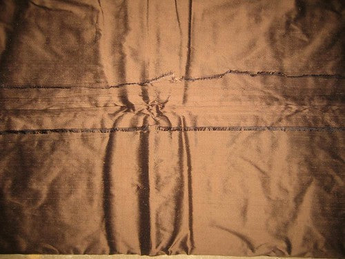 silk dupioni silk 54&quot; width -Clove Brown DUP36[3]