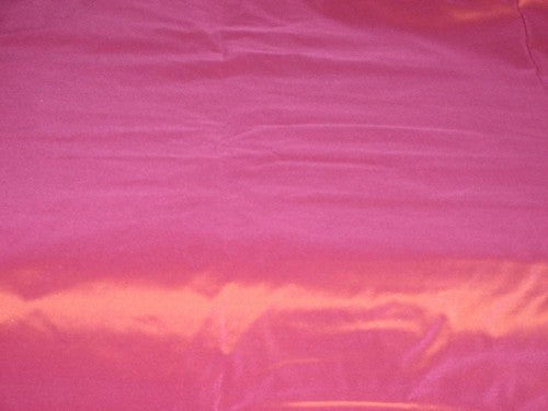 SILK TAFFETA FABRIC ~Hot pink with gold shot 54&quot; wide