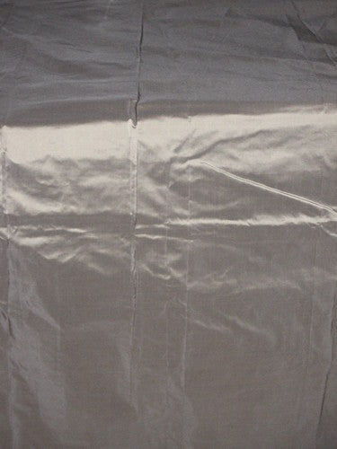 SILK TAFFETA FABRIC~Silver colour 54&quot; wide TAF34[1]