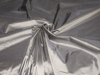 SILK TAFFETA FABRIC~Silver colour 54&quot; wide TAF34[1]