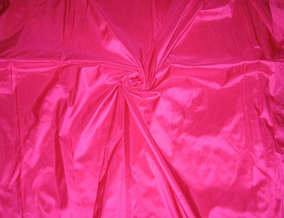 SILK TAFFETA FABRIC 54&quot;~Hot Pink colour TAF202