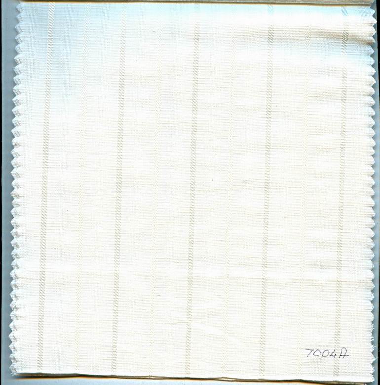 white linen fabric {satin stripes & lurex} 54&quot; wide