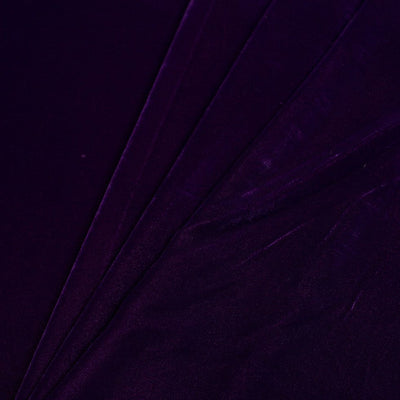 100% Micro Velvet Bright Purple Fabric ~ 44&quot; wide [7636]