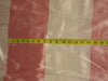 Silk dupioni Stripes Pink & Ivory color 54" wide DUP#S40[2]