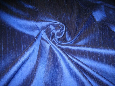 silk dupioni silk 44&quot; width -Royal Blue colour
