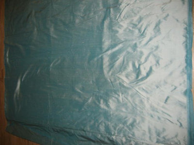 silk dupioni silk 54&quot; width -Water blue colour