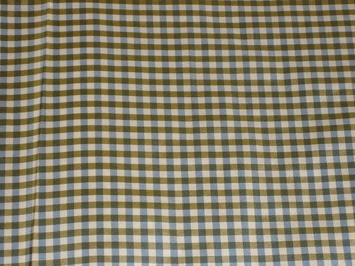SILK TAFFETA FABRIC Navy blue,green and white colour plaid 54&quot; wide TAFC1[5]