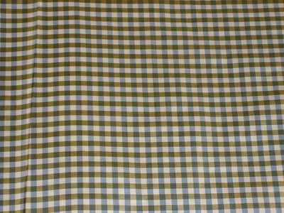 SILK TAFFETA FABRIC Navy blue,green and white colour plaid 54&quot; wide TAFC1[5]