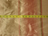 SILK TAFFETA FABRIC ~Reddish Pink/Green and Cream colour stripe TAF S#18 54"wide