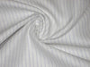 Superb Quality Linen Club White with Lavender horizontal stripe Fabric ~ 58&quot; wide