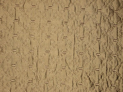 SILK DUPIONI Dessert snake colour pintuck Fabric DUPP12