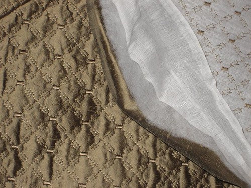 SILK DUPIONI Dessert snake colour pintuck Fabric DUPP12