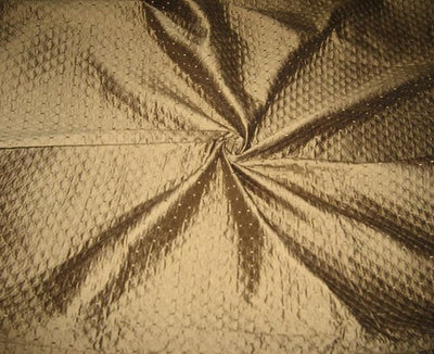 SILK DUPIONI Dessert snake colour pintuck Fabric DUPP12