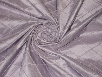 Silk dupioni  51"wide rich lavender colour diamond pintuck design
