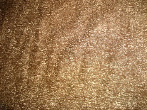 36 INCHES WIDE~ GOLD Bronze silk mettalic