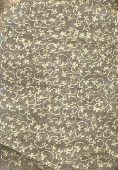 cotton organdy machine embroidery-4 designs