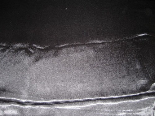 Jet Black Polyester fabric~Stretchable~Width 58
