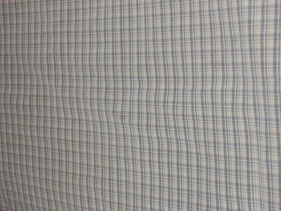 SILK TAFFETA FABRIC Icy Blue and White colour plaids 54&quot; wide
