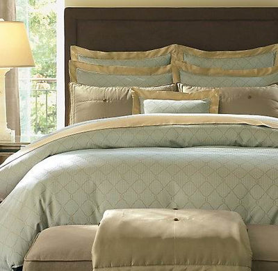 SILK TAFFETA FABRIC Icy Blue and White colour plaids 54&quot; wide